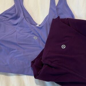 Lululemon Align High-Rise Crop 23" in Dramatic Magenta